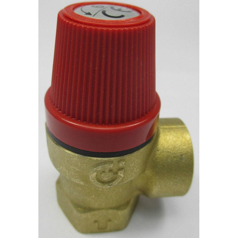 Caleffi 1/2" Female 6 Bar Safety Relief Valve - CA-311460
