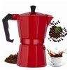 150ml Moka Pot Uniform Heat Distribution Aluminum Stovetop Moka Coffee