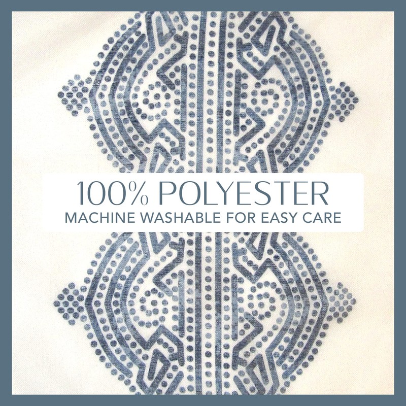 Elrene Home Fashions Shilo Boho Vorhang mit Quasten, 132,1 x