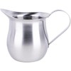 CASUAL PRODUCT Aoyoshi Milk Pitcher, Matte Silver, 7.4 fl oz