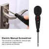 Electric Screwdriver Kit Integrated USB Rechargeable Screwdrivers with LED Light