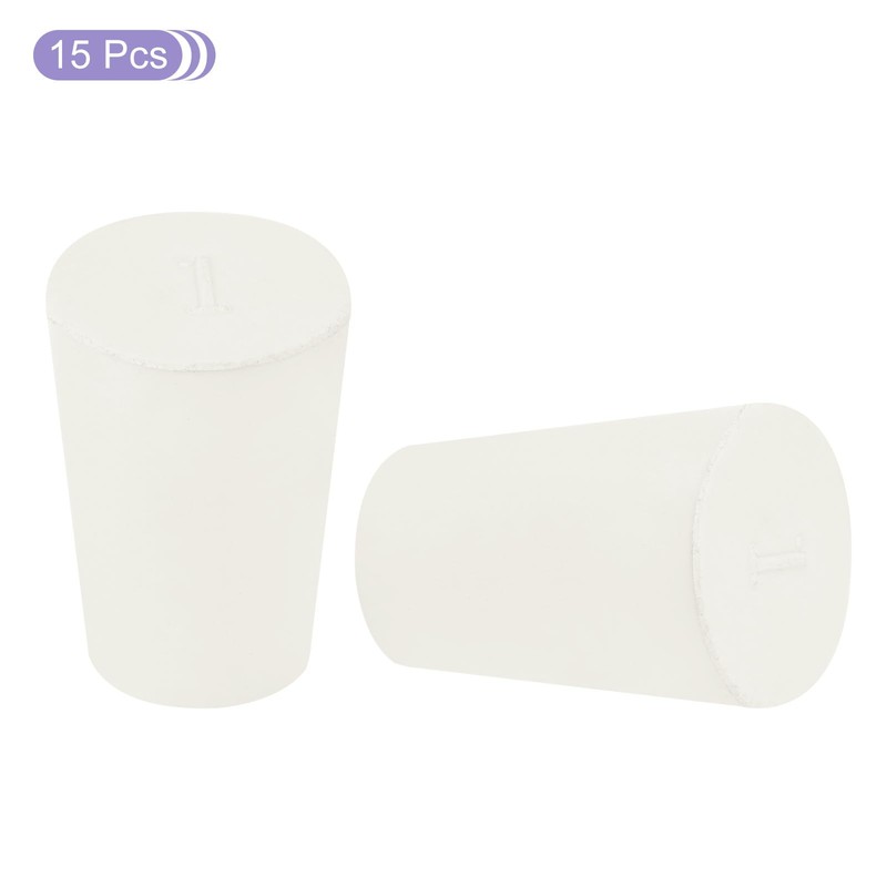 sourcing map Rubber Tapered Plug 14mm to 19mm Solid Test
