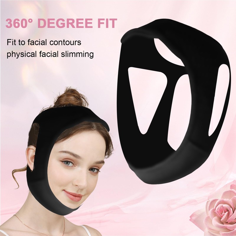 Anti Snoring Chin Strap for CPAP Users,V-Line Mask/Chin Strap for