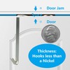 Vantasii 10 Pack Over The Door Metal Hook Hanger to