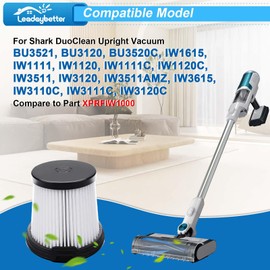 Leadaybetter 6 Packs HEPA Filters Replacement for Shark BU3521 BU3120 BU3520C IW1615 IW1111 IW1120 IW3511 IW3120 IW3615 IW3110C Detect Pro Lightweight Cordless Vacuum, Compare to Part XPRFIW1000