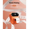 Phomemo M110 Label Printer, 3 Label Rolls Set, Upgraded Label