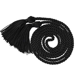 (Black) - GraduationMall Graduation Honour Cord 170cm Black