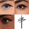 Color Mirror Smudge Proof Eyeliner, Waterproof Retractable Eye liner with