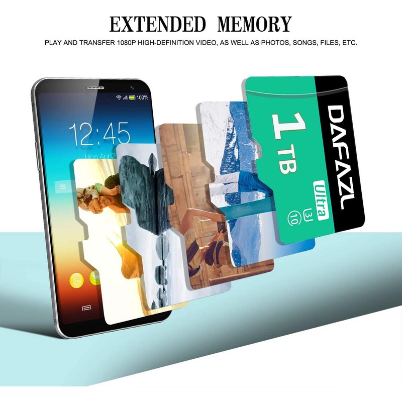 SD Card 1024GB MicroSDXC, 85MBs Read Speed, 25MBs Write Speed