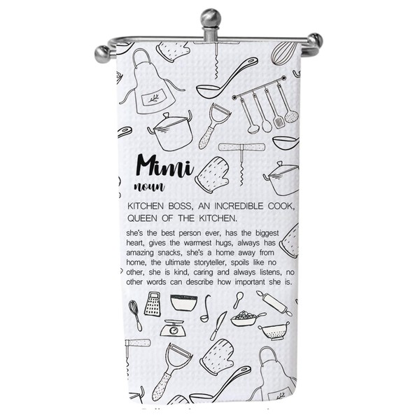LEVLO Mimi Kitchen Towel Mimi Grandma Gifts Mimi Gift Grandma