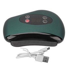 Face Scraping Massager Lymphatic Dredging Heating Electric Photothermal Scraping Device for Arms Neck Black