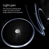 Black Spinning Pen, Writing Tool Practical Metal Fidget Pen Reflector