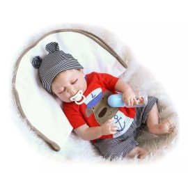 Auxtoo Muñeca Bebé Reborn Silicona Realista Muñecas De Baño