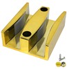 50mm Wide Shower Door Bottom Guide Sliding Shower Door Bumpers
