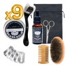 Kit Aseo Y Cuidado Barba Bigote Cuchillas Afeitado Men 9pcs