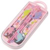Skater TACC2AG-A Children's Antibacterial Slide Trio Set, Lunch Box, Chopsticks,