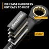 GRENPRO Ratcheting Wrenches Set, Combination Wrench Sets With Organizer Box,