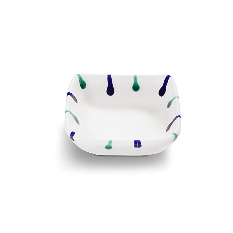 Gmundner Keramik Manufaktur 0104SAQU09 Traunsee Schälchen quadratisch 9 x 9