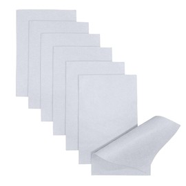 Jtnohx Felt Sheets for Sewing, Color Felt Fabric for Crafts, 7 Pcs 1mm 8"x12" Soft Fabric Square Handicraft DIY and Embroidery Projects (White)