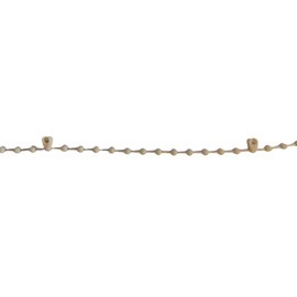 Blindspares 127mm (5) Vertical Blind BEIGE Bottom Chain, 50 clips