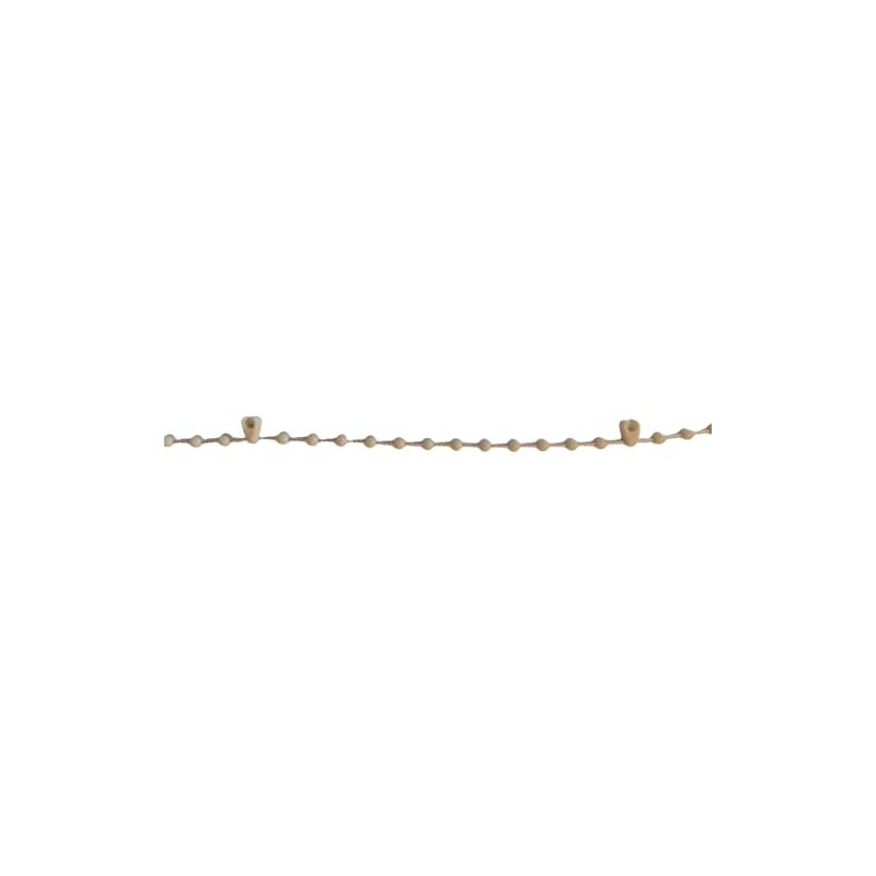 Blindspares 127mm (5) Vertical Blind BEIGE Bottom Chain, 50 clips