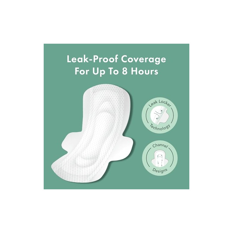 Rael Organic Pads Value Packs - Regular Pads, Overnight Pads,