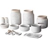 Farmhouse Canisters Sets for the Kitchen - Mason Jar Ceramic
