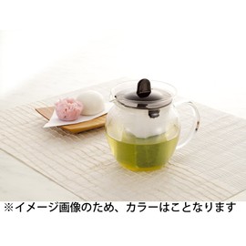 iwaki(イワキ) 耐熱ガラス ティーポット レンジのポット お茶ポット 急須 グリーン 480ml K853T-G