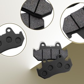 Front and Rear Brake Pads for Honda GL 1200 Goldwing 1200 1984-1987, GL 1100 GL1100 A Goldwing Interstate/Aspencade 1982-1983 VF1100 C/S V65 Magna/Sabre 1983-1986