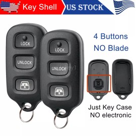 Unbranded 2 For 1999 2000 2001 2002 2003 2004 2005 2006 Toyota 4Runner Key Fob Case Cover