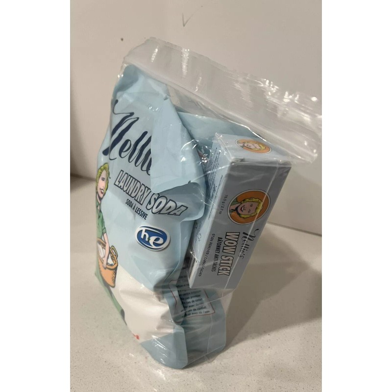 WOW Nellie's 100 Load Laundry Soda with Wow Stick-NEW
