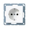 Complete Set JUNG AS 500 Frame, 1 Socket, Alpine White,