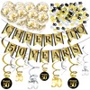 50th Birthday and Anniversary Decorations Party Pack - Cheers to