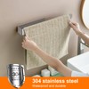 Ibergrif Towel Rail without Drilling, 37 cm 304 Stainless Steel
