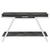 Steve Silver Roma Dark Gray Wood and Laminate Sofa Table