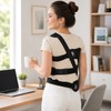 Adjustable Back Support Brace for Posture – Structured Spine Support