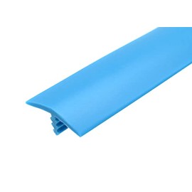 T-Molding.com 20ft Roll of Baby Blue 3/4" Plastic Tee Moulding for Arcade Game Cabinets, Counters, Shelves, or Tables