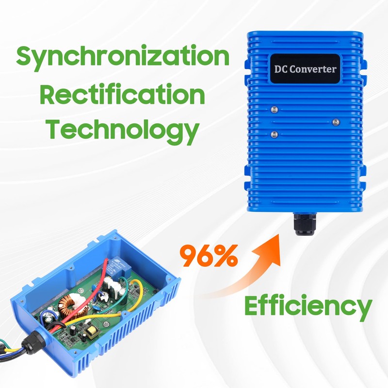 Universal Golf Cart Voltage Reducer DC Converter 36V or 48V