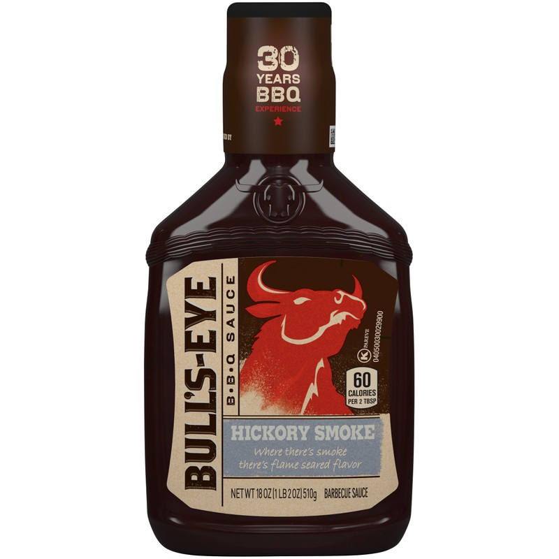 Bull's Eye Hickory Smoked Barbecue Sauce (18oz Bottle)