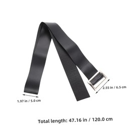 MAGICLULU 2pcs Santa Claus Costume Belt PU Buckle Christmas Accessory for Men Women Festive Holiday Party Cosplay