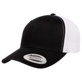 Mrlahat YP Classics Retro Trucker Cap with Black Bandana (Black/White)