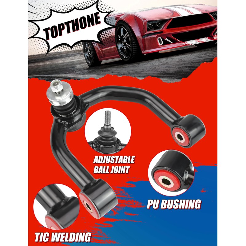 Front Upper Control Arms for 1995-2002 Toyota 4Runner and 1995-2004