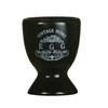 Premier Housewares Vintage Home Egg Cups - Black, Set of