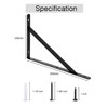 Heavy Duty Shelf Brackets Triangle Shelving Brackets Right Angle Wall