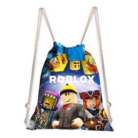 MAJEQZGY Game Gym Bag with Drawstring Large Sports Backpack String Bag Drawstring for Women Men Travel Beach School Bag for Children, Boys, Girls, Space World