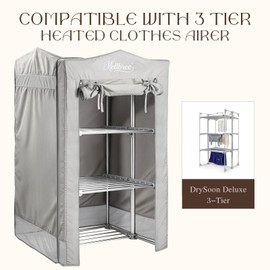 Mellbree Heated Airer Cover for DrySoon Deluxe 3-Tier Airer.