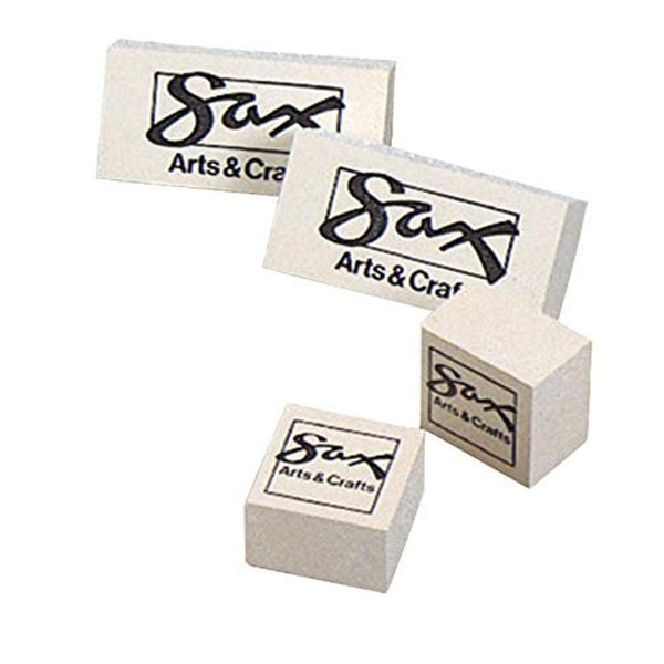 Sax-438485 Soap Erasers - 2 x 1 x 5/8 inches - Pack of 12,White