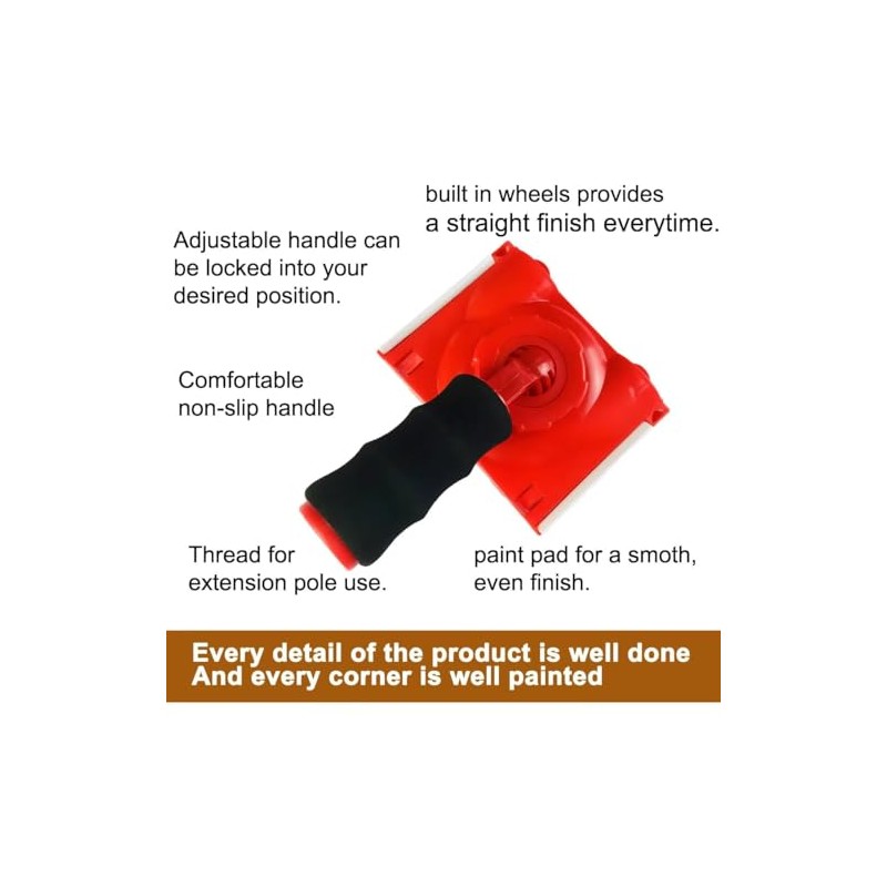Paint Edger with 3 Pads (1 Tool with preloaded pad