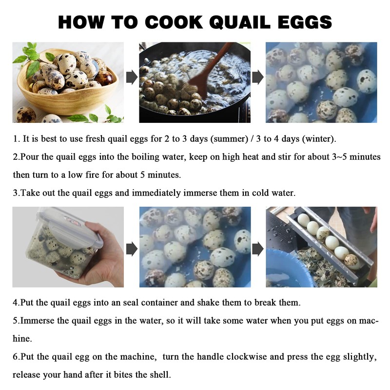 YMJOINMX Manual Quail Egg Peeler Machine Quail Egg Sheller Household
