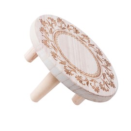 Mipcase 1pc European Style Carved Flowerpot Holder Plant Display Stand for Use for Home Office and Balcony Decor with Unique Patterns